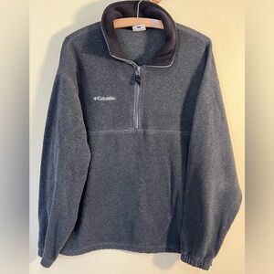 COLUMBIA MEN’S GRAY PULLOVER SZ L